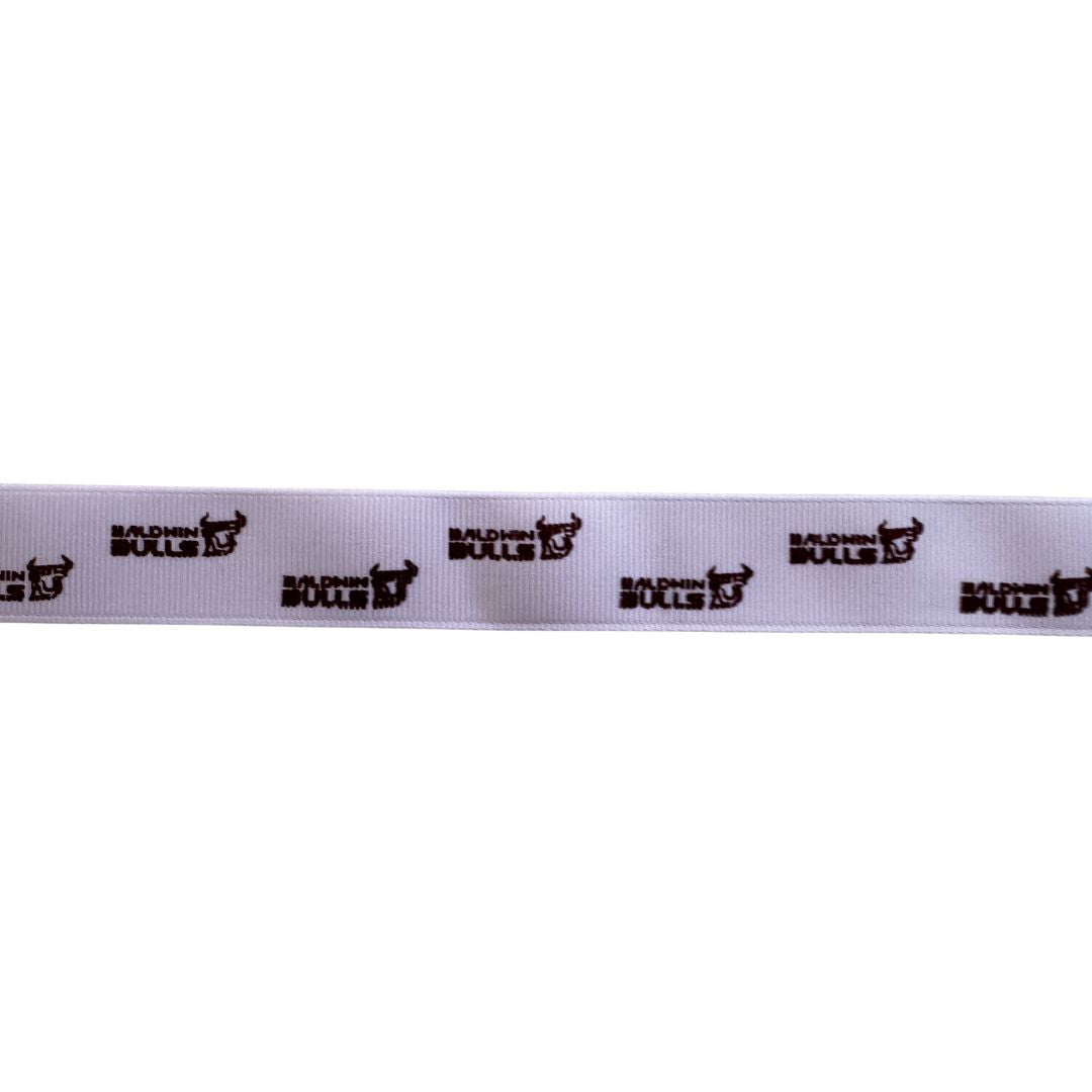 Baldwin Bulls Grosgrain Ribbon (5/8" – 1 Yard)