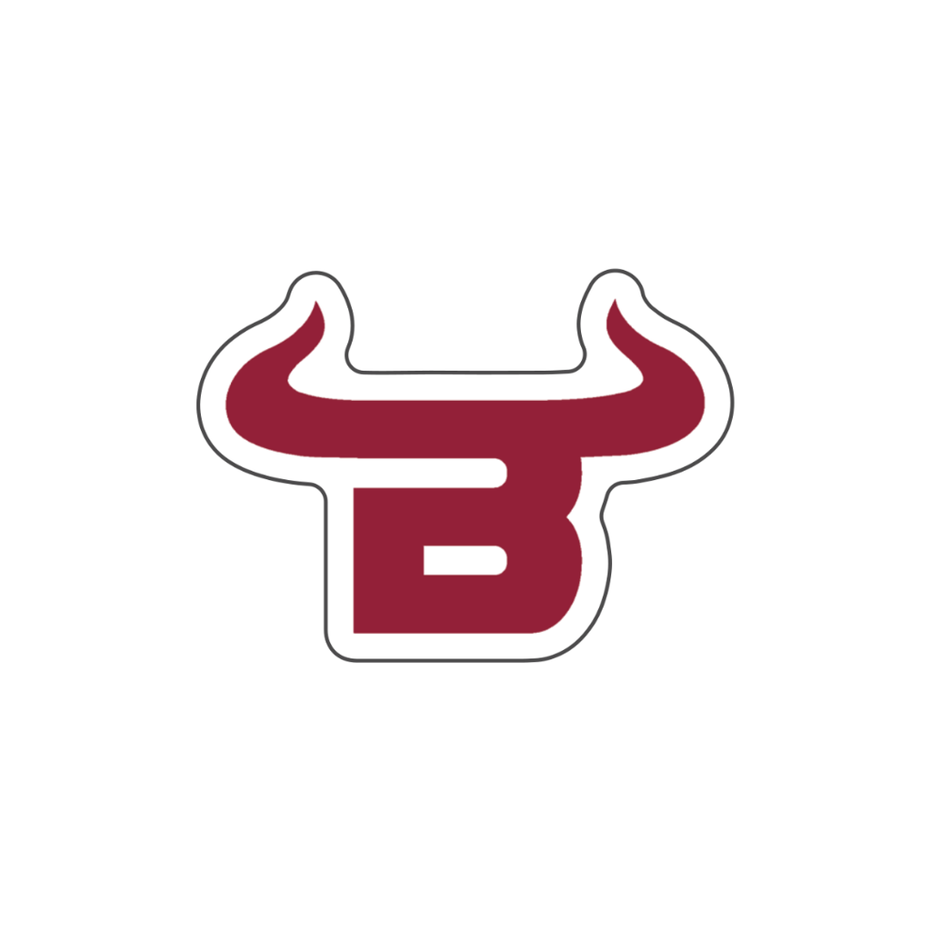 B with Horns Sticker