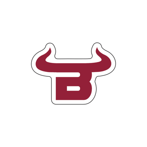 B with Horns Sticker